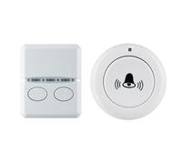 Timbre inalámbrico inteligente tipo C sin cableado con 30 tonos para llamadas de atención en casa.