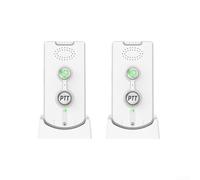 Timbre inalámbrico, Intercomunicador de voz para sistema de comunicación telefónica doméstica inteligente Sistema de entrada de llamadas de seguridad de audio bidireccional (blanco)