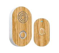 Timbre inalámbrico para casa - Timbre inteligente de madera con 38 sonidos fuertes,Timbre inalámbrico para interiores domésticos | Para niños mayores empresas cocina dormitorio interior casa clase