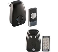 Timbre inalámbrico para puerta (48 tonos de timbre, 100 m, 230 V CA)