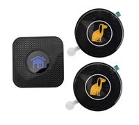 Timbre inalámbrico para puerta de perro, diseño inteligente con gran área táctil, 5 niveles de volumen, 55 tonos de llamada para un fácil entrenamiento de orinal y comunicación al aire libre (1