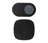 Timbre inalámbrico USB de largo alcance, una elección perfecta como dispositivo de cuidado de ancianos con múltiples opciones de tono de llamada y fiabilidad impermeable (A)