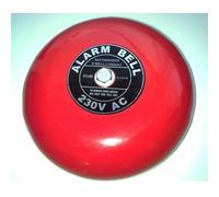 Timbre industrial campana 15cm 95db 230v color rojo k27612