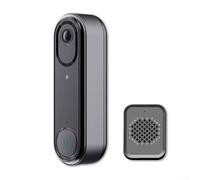 Timbre inteligente de 720P con intercomunicador de video WiFi con detección humana avanzada, vista a todo color, comunicación bidireccional y almacenamiento en la nube