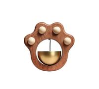 Timbre Magnético Con Forma De Pata De Gato, Decoración De Puerta Con Timbre De Viento De Madera, Decoración Bonita For La Entrada Del Hogar