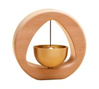 Timbre magnético para apertura de puerta, timbre magnético de madera, timbre abierto, campanilla de viento, imanes decorativos para nevera, timbre, puerta, pared, tienda, decoración de armario