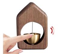 Timbre magnético para comerciantes, timbre de dopamina, Timbre magnético portátil para dopamina, timbre de latón de fácil instalación, timbre de madera con tono agradable para el