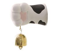 Timbre magnético para puerta, campana de cobre con diseño de pata de gato con imán, campanillas decorativas para puerta, campanas magnéticas para refrigerador, hogar, porche, jardín, entrada, oficina