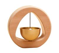 Timbre magnético para puerta, timbre magnético de madera, campanilla de viento, imanes decorativos para nevera, timbre de puerta, pared, tienda, decoración de armario