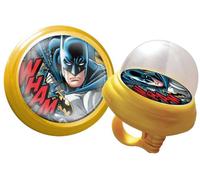 Timbre para Bicicleta, Modelo, bebé, Batman, Hombre murciélago, superhéroe de DC Comics, Amarillo y Negro