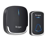 Timbre Para Casa sin Pilas, Timbre Inalámbrico Exterior Impermeable, 400M de Alcance, Indicadores LED, 5 Volumen Ajustable 58 Melodías, Timbre Inalámbrico para Puerta (un transmisor y un receptor)