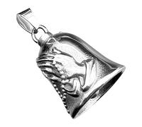 Timbre para moto, llavero para timbre de moto, campana de la suerte del guardián de la mano en oración - Timbre de motorista vintage con gancho