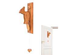 Timbre para puerta delantera, 20 x 7 cm, diseño creativo de pájaro carpintero, fácil de instalar, decoración interesante para cafetería, puertas de habitación, hace que golpear sea un placer