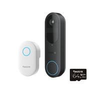 Timbre Reolink D340B Wi-Fi inalámbrico con sensor de movimiento para exterior y audio bidireccional
