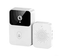 Timbre Video para inteligente WiFi con Visión Nocturna Timbre | Visión nocturna LED, video HD en tiempo real, app para tuya Smart, detección para movimiento, ABS