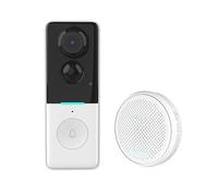 Timbre Videoportero Inalámbrico con Cámara, Timbre Videoportero WiFi Exterior Impermeable IP65 720P con Detección PIR Visión Nocturna Instalación Sencilla Compatible con Tuya Smart App, 2.4 GHz