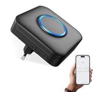 Timbre WLAN COTINSE, Receptor Único, 0-110 dB, 32 Melodías, Se Conecta al Teléfono, Recibe Notificaciones Remotas, Puede Usarse Como Extensión del Timbre, Negro