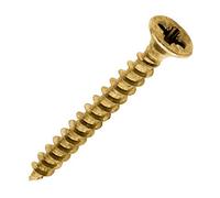 TIMco 40035SOLOC - Pz2 Csk Zyp Pasivado Solo Woodscrew - Amarillo
