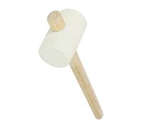 TIMCO 468270 Mazo blanco, mazo de mango de madera de ceniza de goma sólida que no deja marcas, 16 onzas