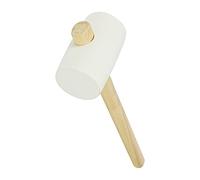 TIMCO 468271 Mazo blanco, mazo de mango de madera de ceniza de goma sólida que no deja marcas, 24 onzas