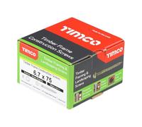 TIMco 75IN - Índice Tornillo Hexagonal Timber - Verde
