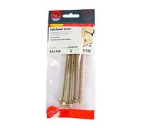 TIMCO 8120SCSYP Solo Coach Hex Brida Oro-8.0 x 120-Bolsa de 4 tornillos