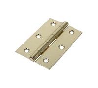 Timco - Bisagra de tope - Pin fijo (1838) - Latón electro (tamaño 90 x 60-2 piezas)
