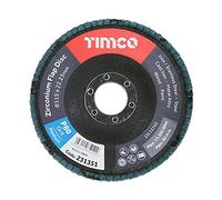 TIMCO Disco de aleta Zirconio Tipo 29 Cónico P80 Grano - 115 x 22.23