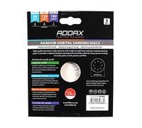 TimCo Discos de lijado orbital aleatorio mezclados rojo - 125 mm (80/120/180)