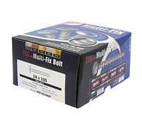 TIMCO MF8100P Multi-Fix Bolt Pan Head Exterior Plata 8.0 x 100/M10 Albañilería TX