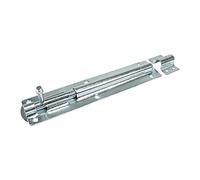 TIMCO Perno de torre recto, zinc, 10 pulgadas, ideal para asegurar puertas empotradas y puertas de cobertizo en una posición cerrada, añadiendo mayor seguridad, un perno en un paquete.