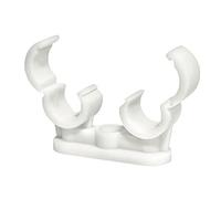 TIMCO QD22 - Clips de tubo de bloqueo rápido de doble 22 mm, multicolor