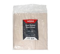 TimCo Sábana para el polvo de la escalera de sarga de algodón, 25 pies x 3 pies