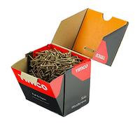 TIMCO Solo Woodscrews, paquete industrial - 4 x 40 mm, color dorado