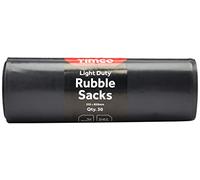 TIMCO SRS30 - Bolsas de basura ligeras - Una excelente solución para el espacio libre de basura de jardín/basura - Prácticos y compactos rollos de 30 sacos, fabricados con polietileno reciclado.