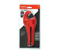 TIMCO Tijeras para tubos, resistentes al uso, hoja en forma de V de corte rápido, excelente para uso en tubos de plástico, 0-26 mm