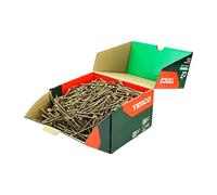 TIMCO - Tornillos C2 Strong-Fix multiusos premium - Doble avellanado - Oro - Rosca de doble ángulo para el máximo rendimiento - 5.0 x 80 - Caja de 1000