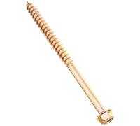 Timco - Tornillos para Autocar 8 x 120 mm, Cabeza Hexagonal, Color Amarillo (Caja 50)