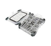 TIMCO TRAY640 Set Tornillos Tuercas Arandelas - Bandeja A2 de Acero Inoxidable - 206pcs Bandeja Mixta