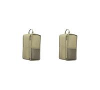 Timcryxient Bolsa de transporte para linterna de gas de gran capacidad, funda protectora de luz de camping resistente, Juego de 2 (verde oscuro), 27 cmx13 cm