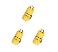 Timcryxient Bolsa seca impermeable de 10 L, para deportes acuáticos, buceo, rafting, canotaje, camping, canoa, natación, kayak, accesorios, color rosa, Juego de 3 (amarillo), as description