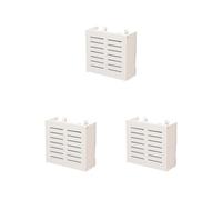 Timcryxient Juego de 3 cajas decorativas para enrutador WiFi para organización de dormitorio, ABS montado en la pared, estante de enrutador WiFi, cajas de almacenamiento, enrutadores A