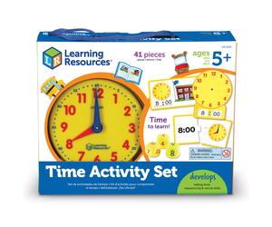 Time Activity Set - Set educativo para aprender la hora - Learning Resources - Aprendizaje del tiempo desde 5 años