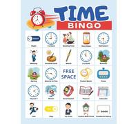 Time Bingo: 32-Player Educational Telling Time Games for Math Classrooms, Learning Time Clock Activity, Countdown Party Games