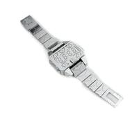 Time for Machine Reloj Time Creator - Rompecabezas 3D, kit de modelado 3D, kit de bricolaje, reloj LED, acero inoxidable pulido, Moderno