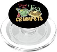 Time For Tea and Crumpets Amante de la Comida británica PopSockets PopGrip para MagSafe
