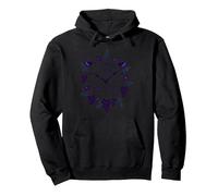 Time for Wine O'Clock Elegant Wine Lover'S Sudadera con Capucha, Unisex para Adultos, Negro, M