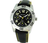 TIME FORCE Reloj De Pulsera Tf-4119B03 Cadete Acero Multifunicon 50M NEGRO