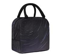 Time Lapse of Stars on Night - Bolsa de almuerzo para mujer, bolsa térmica de apertura ancha, impermeable, a prueba de fugas, organizador de almuerzo térmico