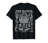 Time Machine Vintage Patente Divertida Ciencia Ficción HG Wells Camiseta